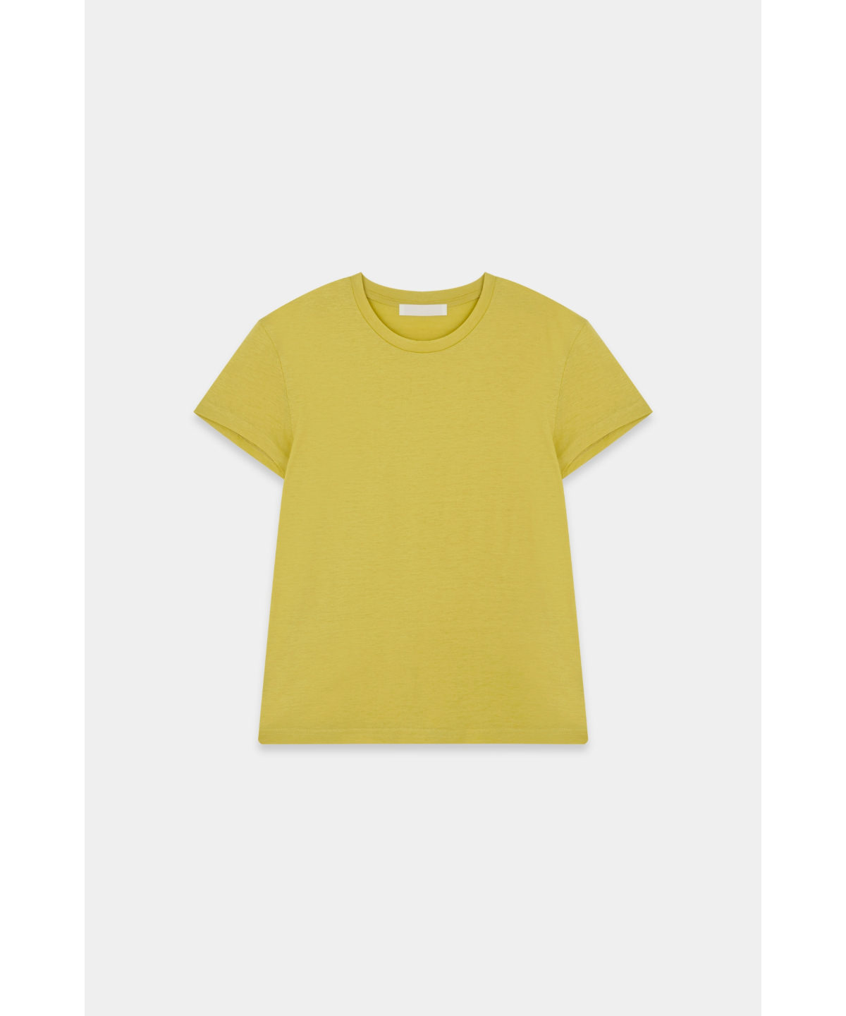 반팔 티셔츠 옐로우 색상 이미지-S1L97