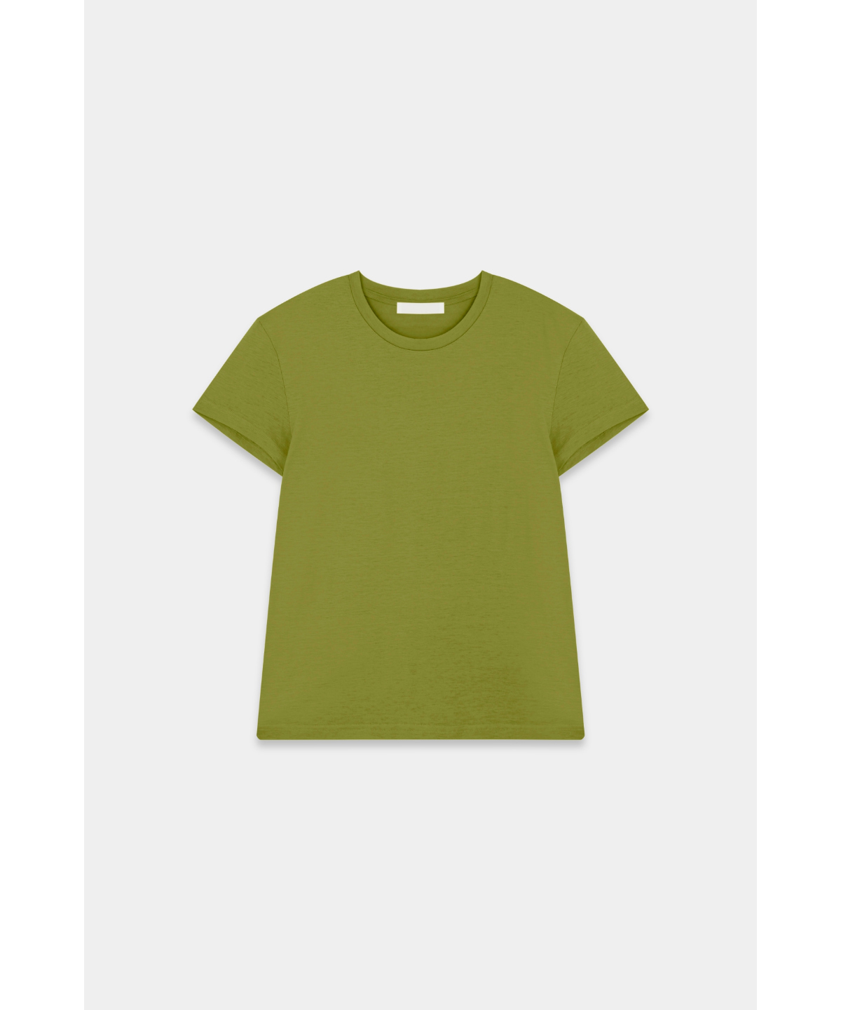 반팔 티셔츠 올리브 색상 이미지-S1L99